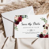 Casamento Horizontal Rustic Burgundy