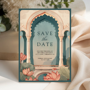 Reserve A Data Casamento Indiano Arco Floral Lótus Vintage