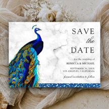 Casamento Indiano Elegante Azul Pavão Chic