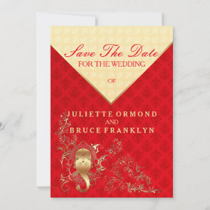 Reserve A Data Casamento Indiano - Salvar a Data