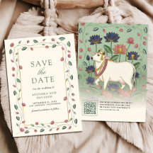 Casamento Indiano Vaca Kamdhenu e Lótus Pichwai