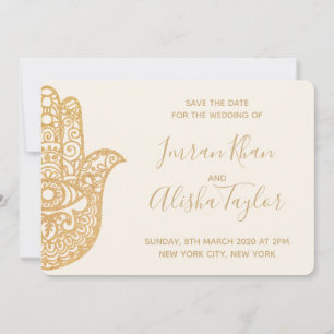 Reserve A Data Casamento índio Mehendi Salve a data hamsa Henna