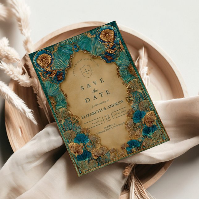 Reserve A Data Casamento Islâmico Esmeralda Dourado (Criador carregado)