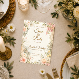 Reserve A Data Casamento Mediterrâneo Romântico