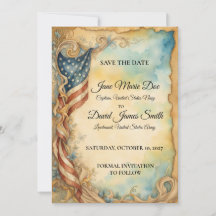 Casamento Militar Vintage Patriótico Personalizado