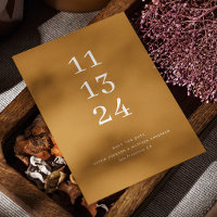 Casamento minimalista amarelo mostarda moderno de 