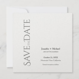 Reserve A Data Casamento Minimalista Caligrafia Script