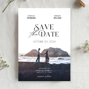 Reserve A Data Casamento minimalista de fotos modernas