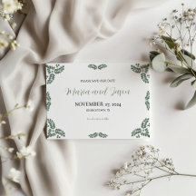 Casamento Minimalista Floral Verde Talavera Mexica