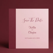 Casamento Minimalista Moderno Bar Burgundy