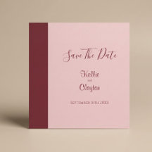 Casamento Minimalista Moderno Bar Burgundy