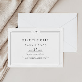 Reserve A Data Casamento minimalista moderno Salve a data / AVERY