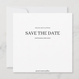 Reserve A Data Casamento Minimalista Moderno Save The Date