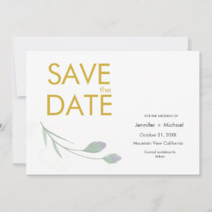 Reserve A Data Casamento Minimalista Moderno Simples Personalizad
