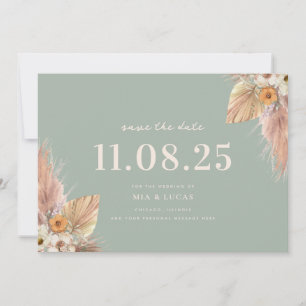 Reserve A Data Casamento Mínimo De Boho Chic Salve A Data
