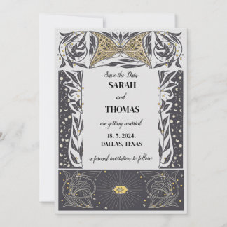 Reserve A Data Casamento Místico Celestial Art Nouveau
