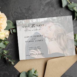 Reserve A Data Casamento moderno da camada de fotos