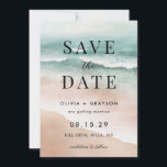 Reserve A Data Casamento Moderno de Verão na Praia do Oceano Salv<br><div class="desc">Casamento Moderno de Verão na Praia do Oceano Salve a Data - a maneira perfeita de anunciar a data do seu casamento para familiares e amigos. Uma bela praia arenosa com ondas azuis do oceano. O convite também apresenta sua foto favorita.</div>