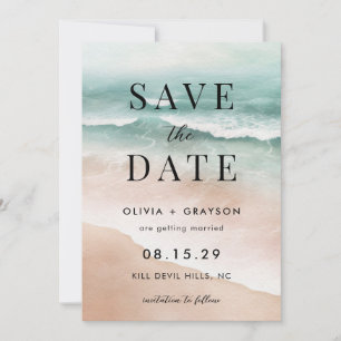 Reserve A Data Casamento Moderno de Verão na Praia do Oceano Salv