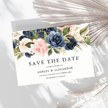 Casamento Moderno Elegante Azul Marinho e Bege par