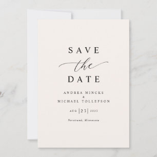 Reserve A Data Casamento Moderno Elegante Simples