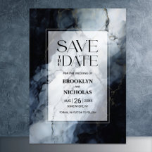 Casamento Moderno em Mármore Preto e Cinza - Salve
