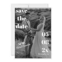 CASAMENTO MODERNO MINIMALISTA PRETO E BRANCO