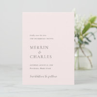 Casamento Moderno Rosa Elegante