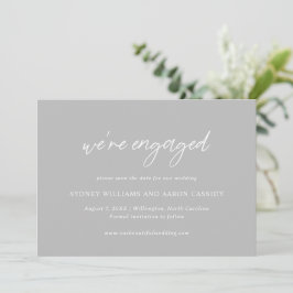Reserve A Data Casamento Moderno Sydney Gray