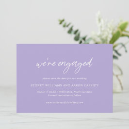 Reserve A Data Casamento Moderno Sydney Lavender