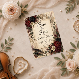 Reserve A Data Casamento Moody Gothic Dark Academia