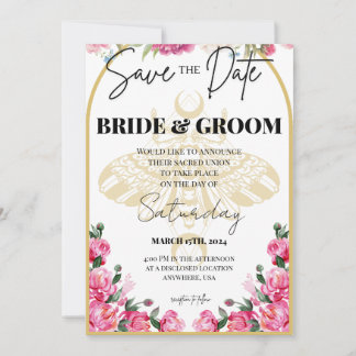 Reserve A Data Casamento Mortal - Salve a Data