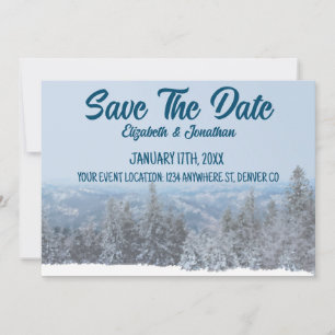 Reserve A Data Casamento na Floresta da Montanha Nevada Save The 