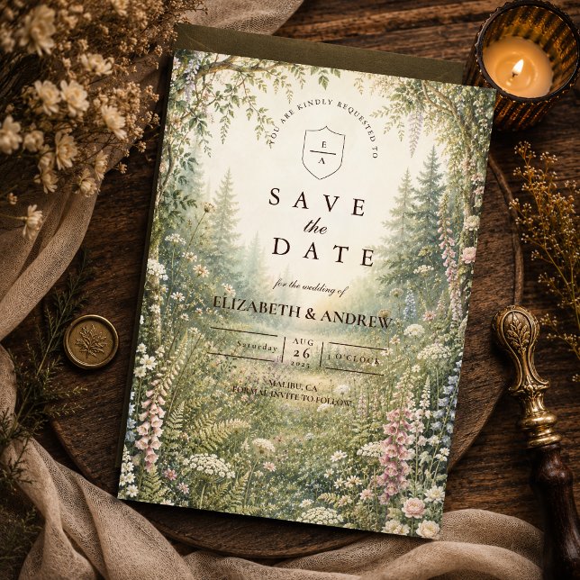 Reserve A Data Casamento na Floresta Encantada (Criador carregado)