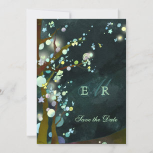 Reserve A Data Casamento na floresta Salve a data