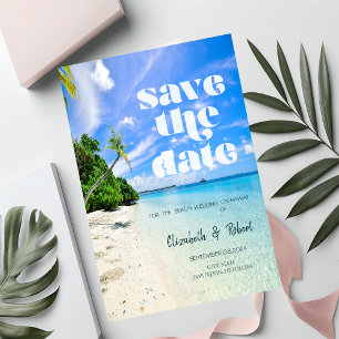Reserve A Data Casamento na Praia Barco de Palma Salve a Data