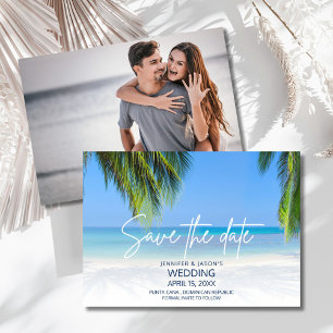 Reserve A Data Casamento na Praia com Palmeiras