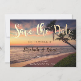 Reserve A Data Casamento na Praia do Pôr do Sol, Palmeiras  Salve