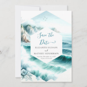 Reserve A Data Casamento Náutico Minimalista Único