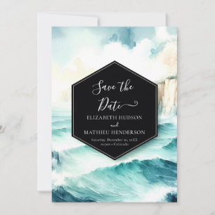 Reserve A Data Casamento Náutico Moderno Whimsical