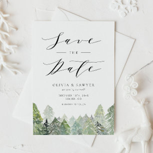 Reserve A Data Casamento no inverno de Água Neve Evergreen Woodla