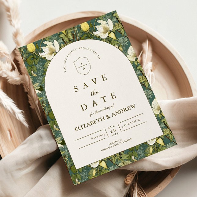 Reserve A Data Casamento no Jardim com Arco Botânico Elegante (Criador carregado)