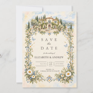 Reserve A Data Casamento no Jardim Romântico de Margaridas