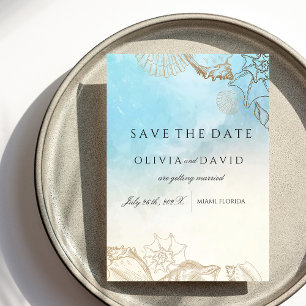 Reserve A Data Casamento no Mar  Casamento na Praia do Oceano Azu