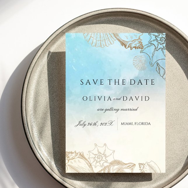 Reserve A Data Casamento no Mar de Verão Blue Ocean Beach Wedding (Criador carregado)