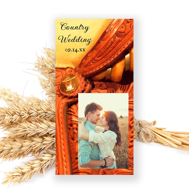 Reserve A Data Casamento no País de Sela Ocidental Salvar a Data (Criador carregado)