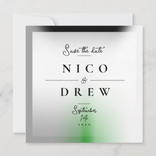 Reserve A Data Casamento Orgulho Demiromântico Elegante