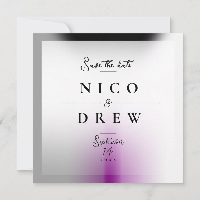 Reserve A Data Casamento Orgulho Demissexual Elegante  (Frente)