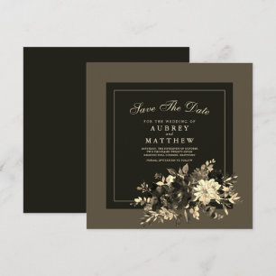 Reserve A Data Casamento outono de Pulverização Floral Seco