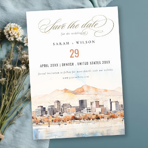 Reserve A Data Casamento Paisagem Aquarela em Salt Lake City, Uta